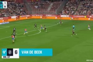 狂飙！范德贝克力挽狂澜，赫罗纳2-0逆胜阿尔瓦塞特